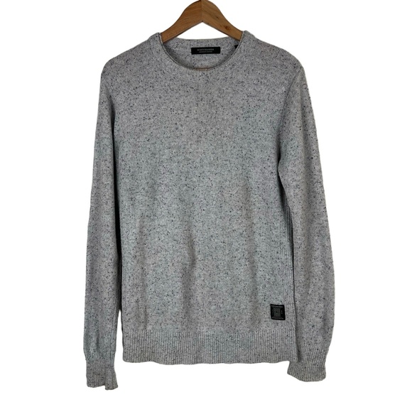Scotch Porter Other - Scotch & Soda Sweater Mens Size Small Gray Heather Double Neck Coastal‎ Timeless